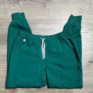 Figs Emerald Jogger Scrub Pants Small Short Petite